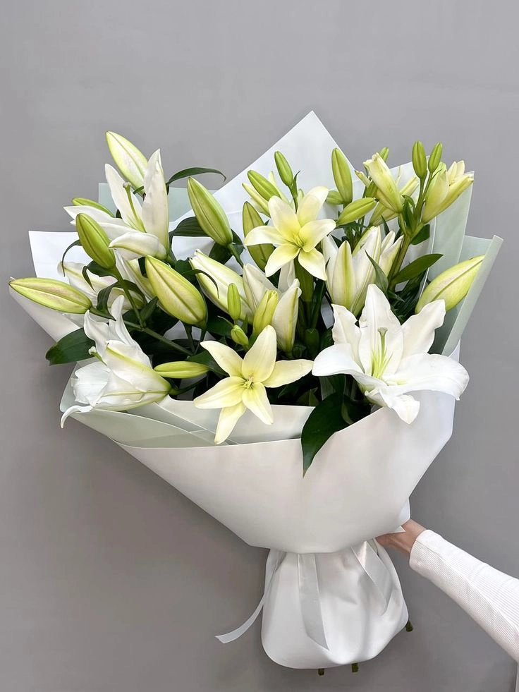 Royal White Lily Elegance