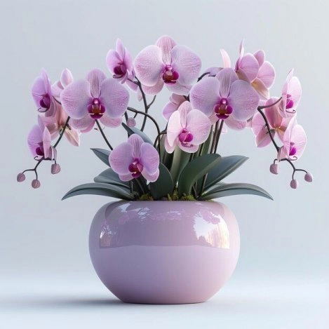 Imperial Violet Orchid Design – Velvet Prestige Edition