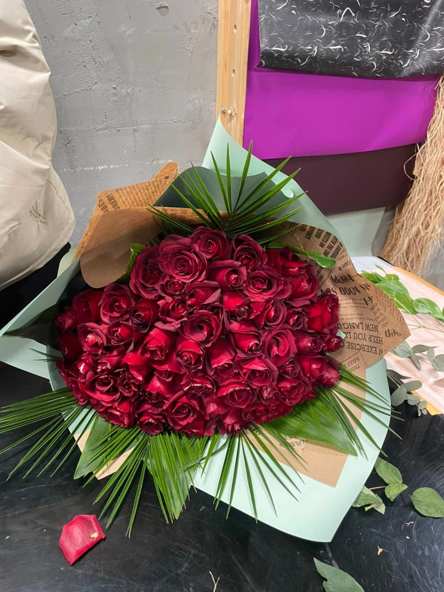 Symbol Of Love Red Roses Bouquet